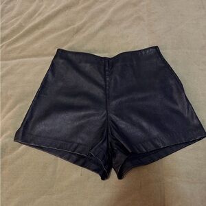 H&M High Waist Black Women's Shorts